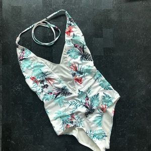 ROXY Backless One-piece Swimsuit Small